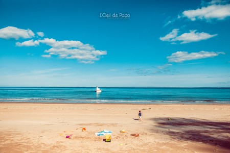 Un Œil sur votre famille – Milla seule sur la plage